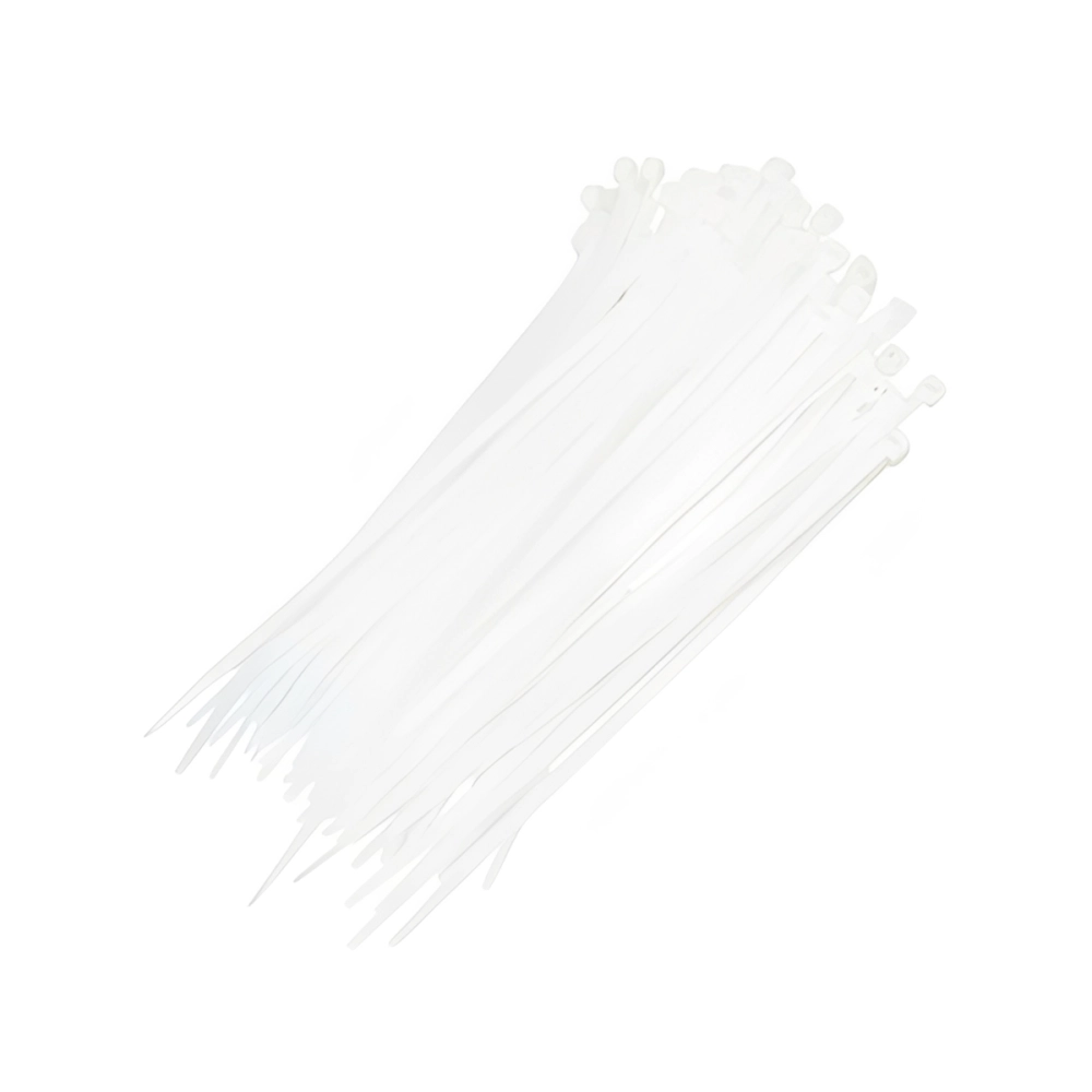 ABRACADEIRA NYLON BRANCA 100 X 2,5MM C/ 100 UND DP, ARTICUS, 