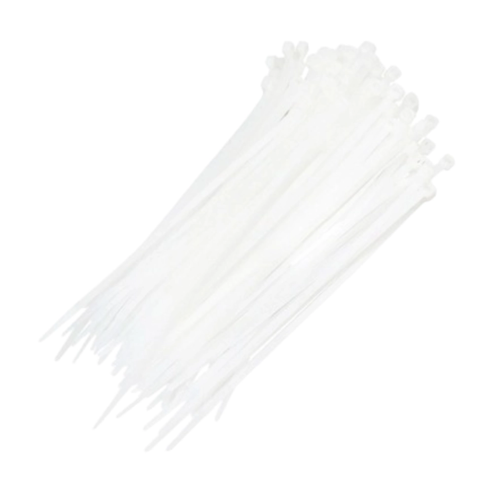 ABRACADEIRA NYLON BRANCA 150X3,6MM C/ 100 UND DP, ARTICUS, 