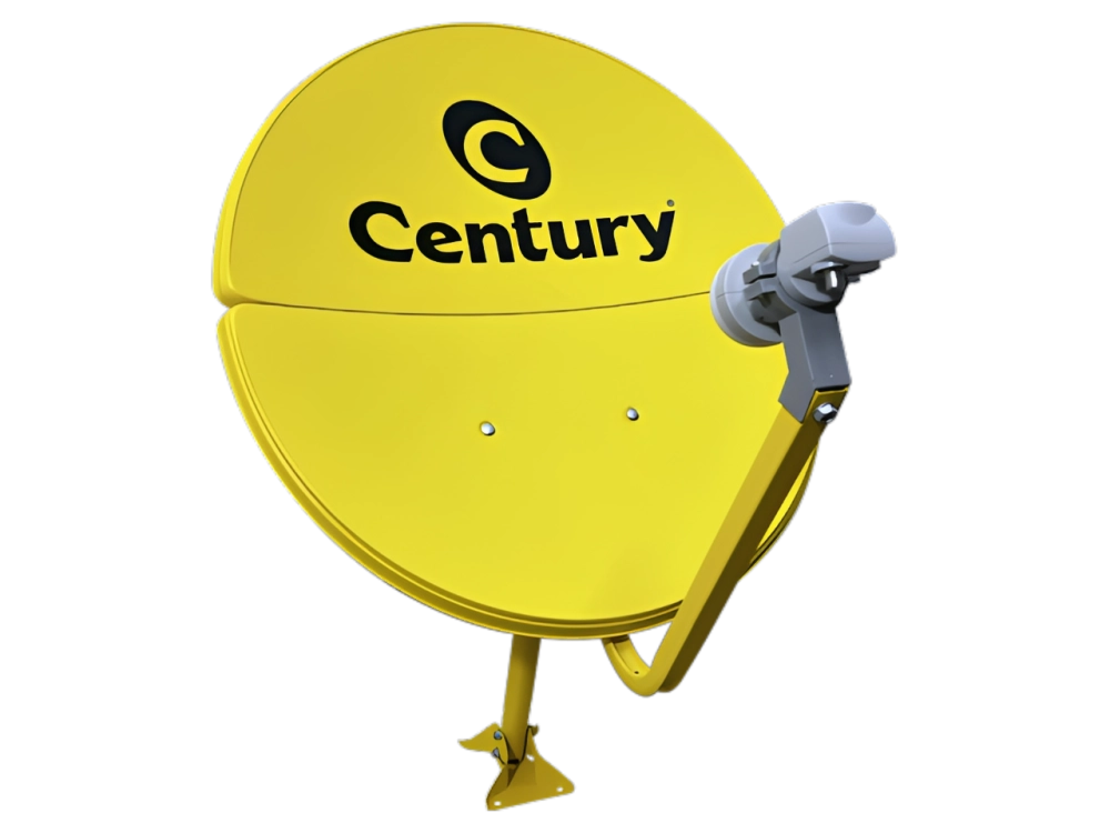 ANTENA MINIPARABOLICA KU 60CM AMARELA CENTURY, CENTURY, 