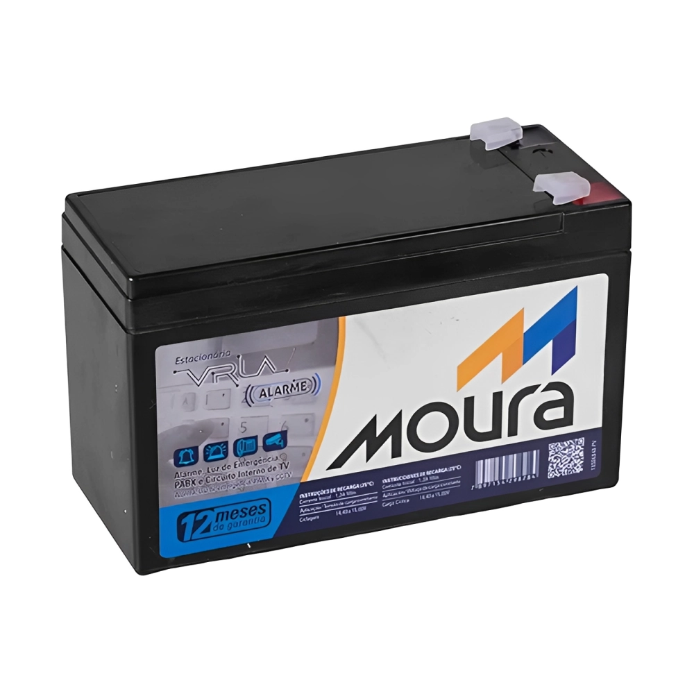 BATERIA MOURA 12MVA-ALARME 12V VRLA ALARME MR, MOURA, 
