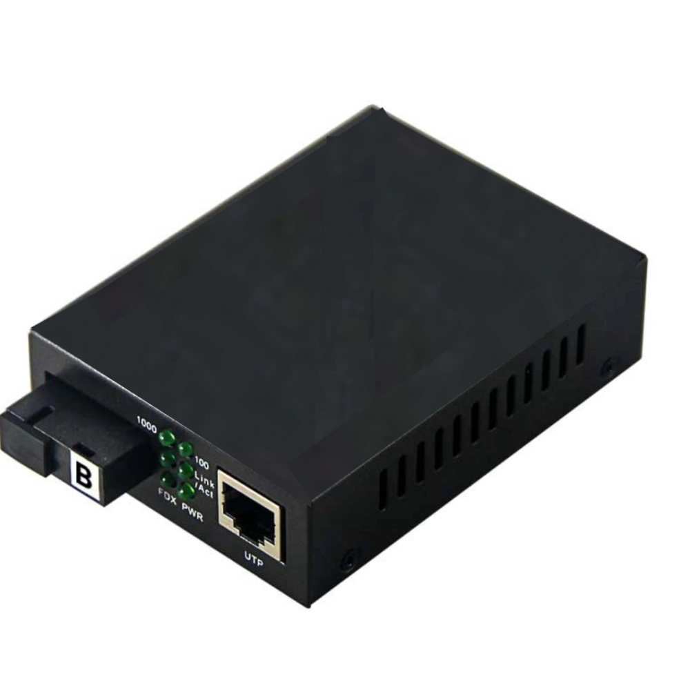 CONVERSOR MIDIA GIGA MONOMODO LB 20KM SM SC PLX, PLAXIS, 