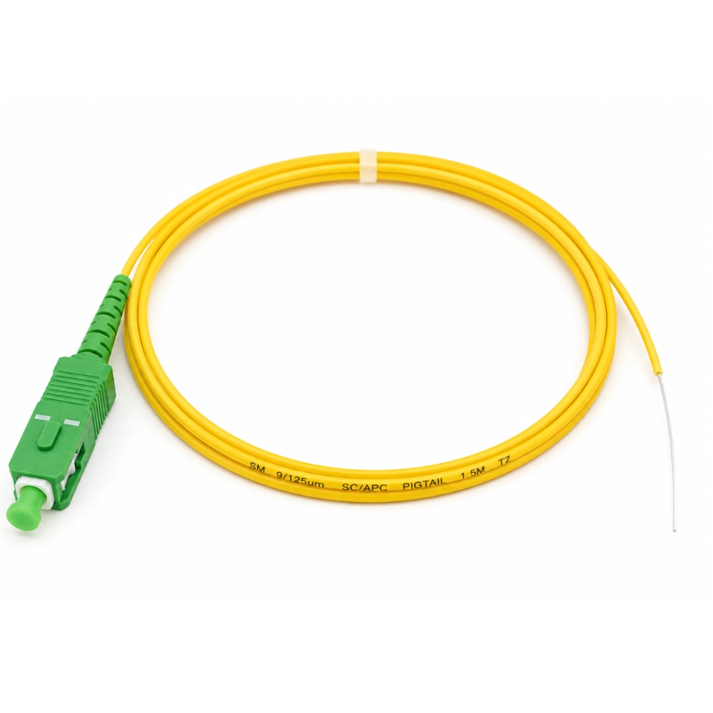 CORDAO  PIG TAIL SC/APC - MONO 1,5M TZ, TERZIAN, 