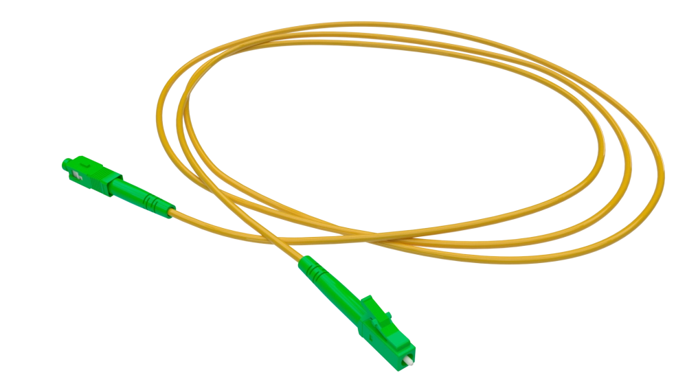 CORDAO/PATCH CORD SX LC/APC - SC/APC 2,5M PLUS, NETPLUS, 