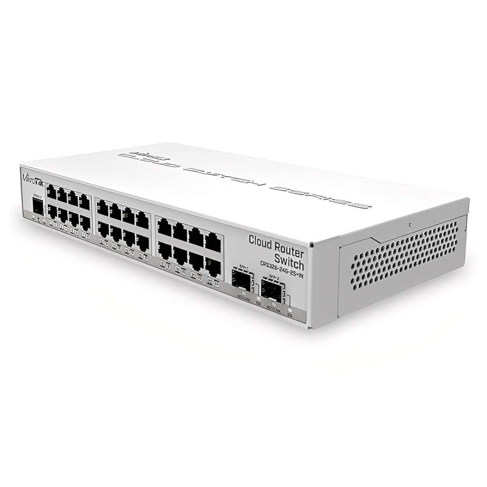 CRS 326-24G-2S+RM CLOUD ROUTER SWITCH -24P GIGA DP, MIKROTIK, 