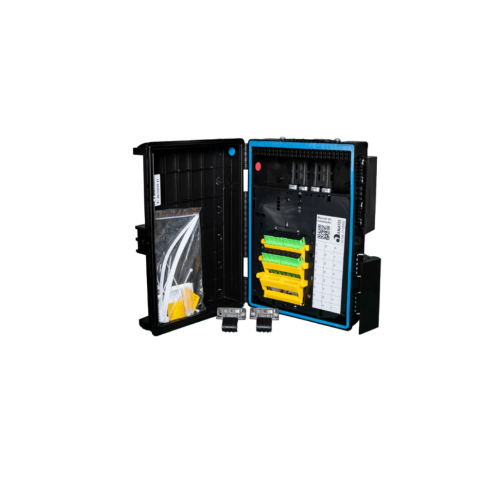 CTO VAZIA 24FO NAP PRETO FS, FIBERSUL, 