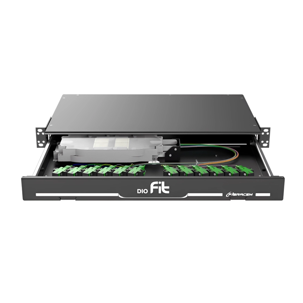 DIO FIT 12FO SC (APC) SM 19 1U PT FBC, FIBRACEM, DIO FIT 12FO SC (APC) SM 19 1U PT FBC, FIBRACEM,