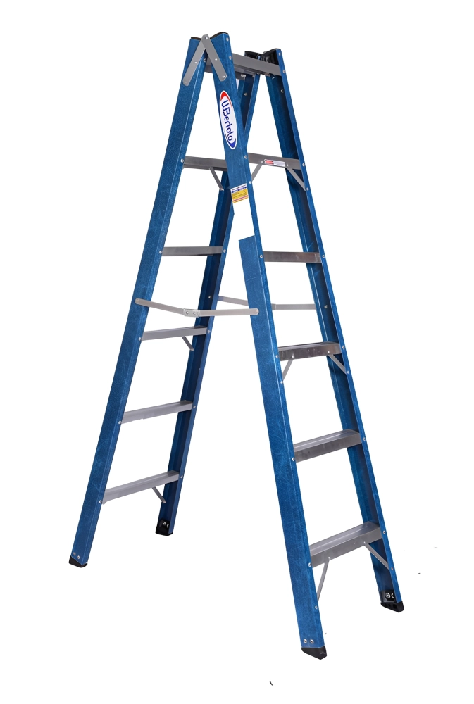 ESCADA TESOURA DUPLA PREMIUM ALUMINIO 2,40M WB, W BERTOLO, 