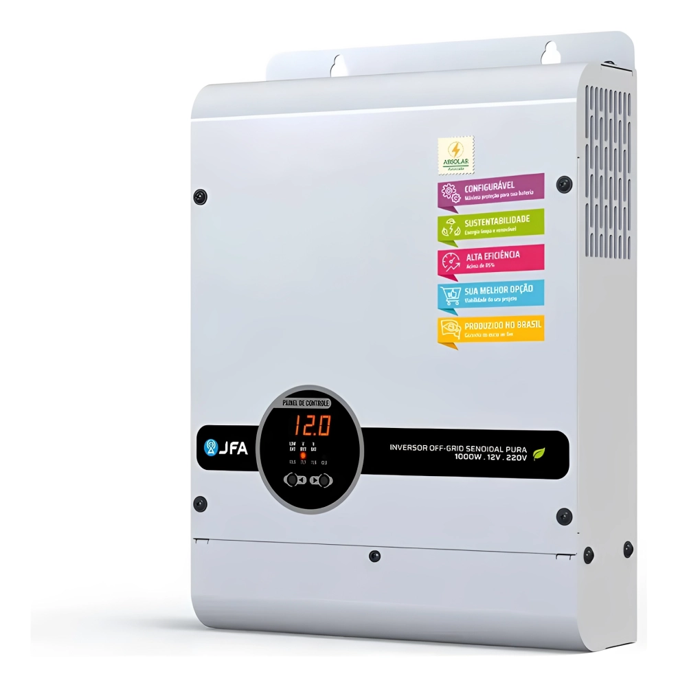 INVERSOR OFFGRID 1KW 12/220V SENOIDAL JFA, JFA, 