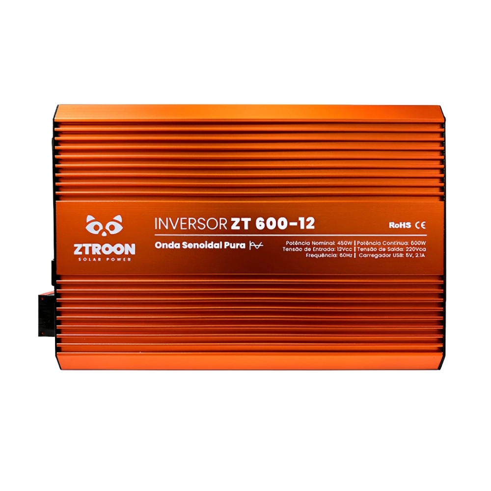 INVERSOR OFFGRID 600W 12VCC 220V SENOID ZTROON NEO, ZTROON, 