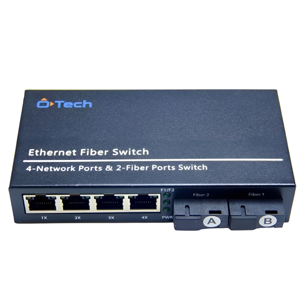SWITCH FAST 4P RJ45 2FX SC 1P FIBRA 20KM HOE3105P, TERZIAN, 