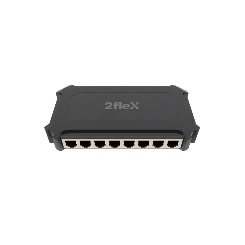 SWITCH GIGA POE REVERSO 5~48V VLANN8GPRPLUS 2 FLEX, 2 FLEX TELECOM, 