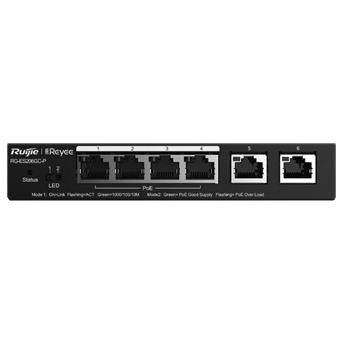 SWITCH POE GER 04P GE (L2) RG-ES206G-P RJ DP, RUIJIE,