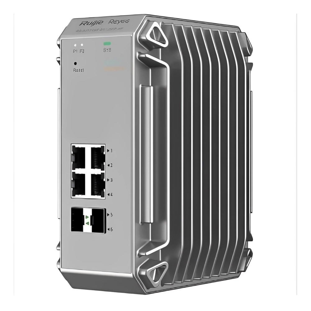 SWITCH POE IND 4P GE+2SFP S/FRG-NIS3100-4GT(L2) RJ, RUIJIE, 