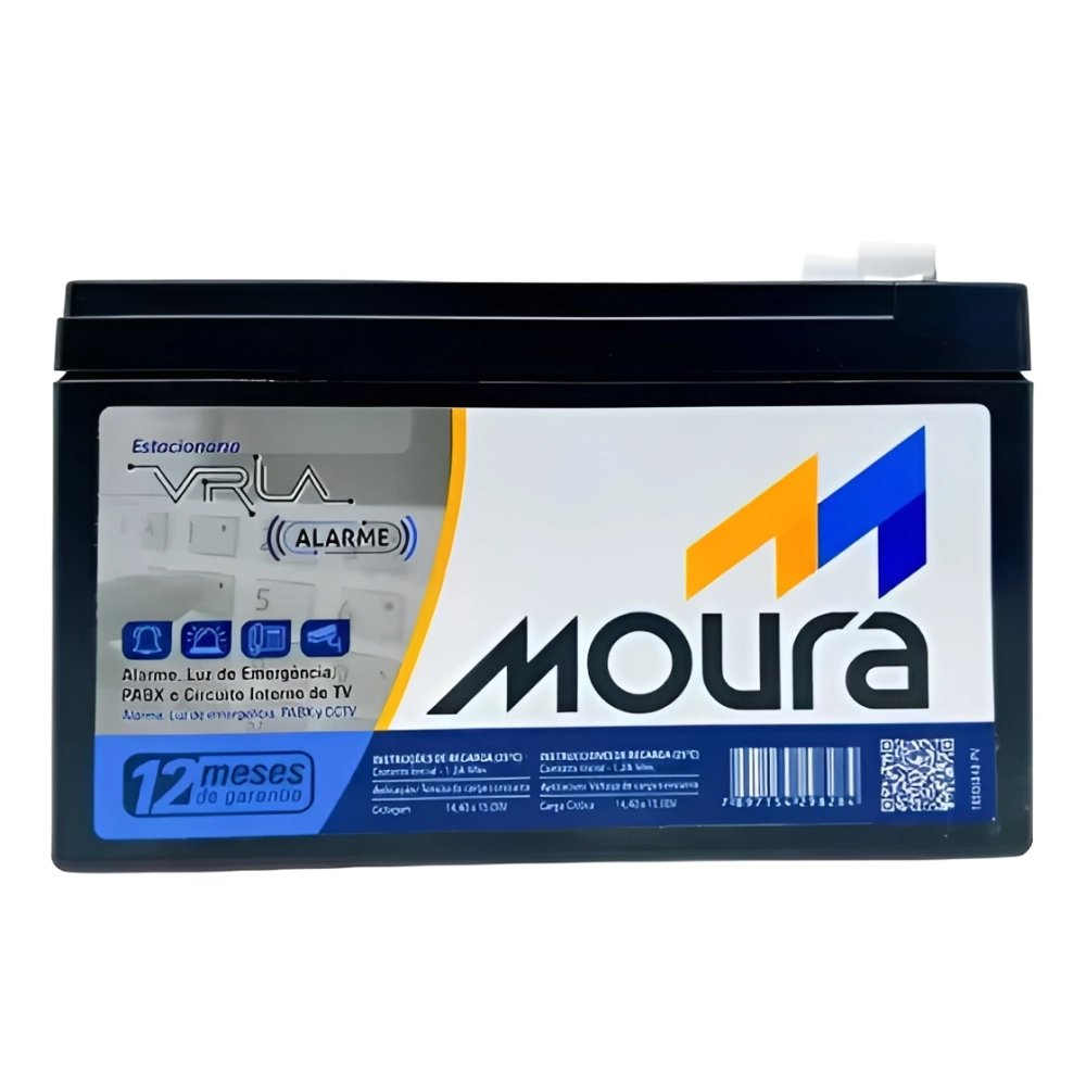BATERIA MOURA 12MVA-ALARME 12V VRLA ALARME MR, MOURA, BATERIA MOURA 12MVA-ALARME 12V VRLA ALARME MR, MOURA,