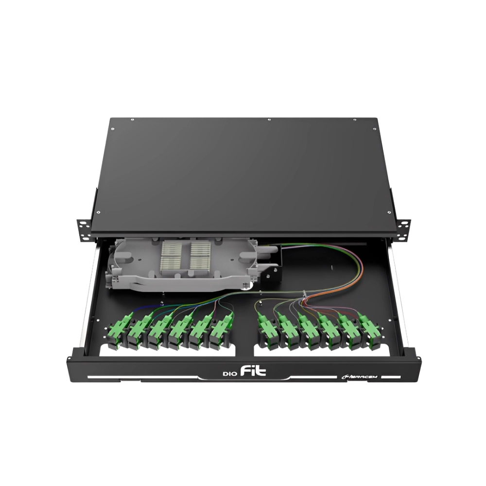 DIO FIT 12FO SC (APC) SM 19 1U PT FBC, FIBRACEM, DIO FIT 12FO SC (APC) SM 19 1U PT FBC, FIBRACEM,