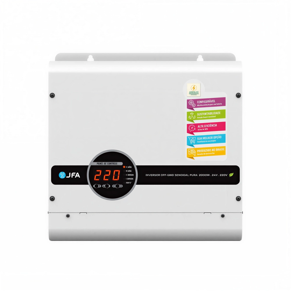 INVERSOR OFFGRID SENOIDAL PURA 2KW 24/220V PT JFA, JFA, INVERSOR OFFGRID SENOIDAL PURA 2KW 24/220V PT JFA, JFA,