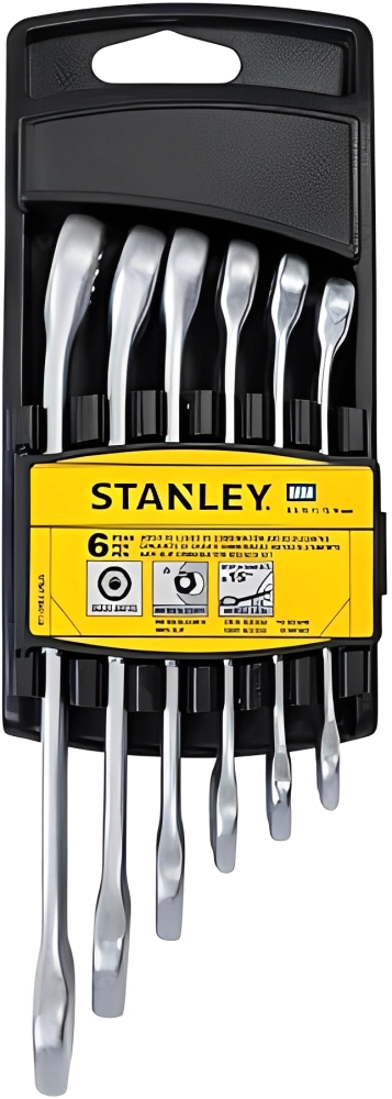 JG DE CHAVES COMBINADAS MM 06 PECAS STANLEY, STANLEY, JG DE CHAVES COMBINADAS MM 06 PECAS STANLEY, STANLEY,
