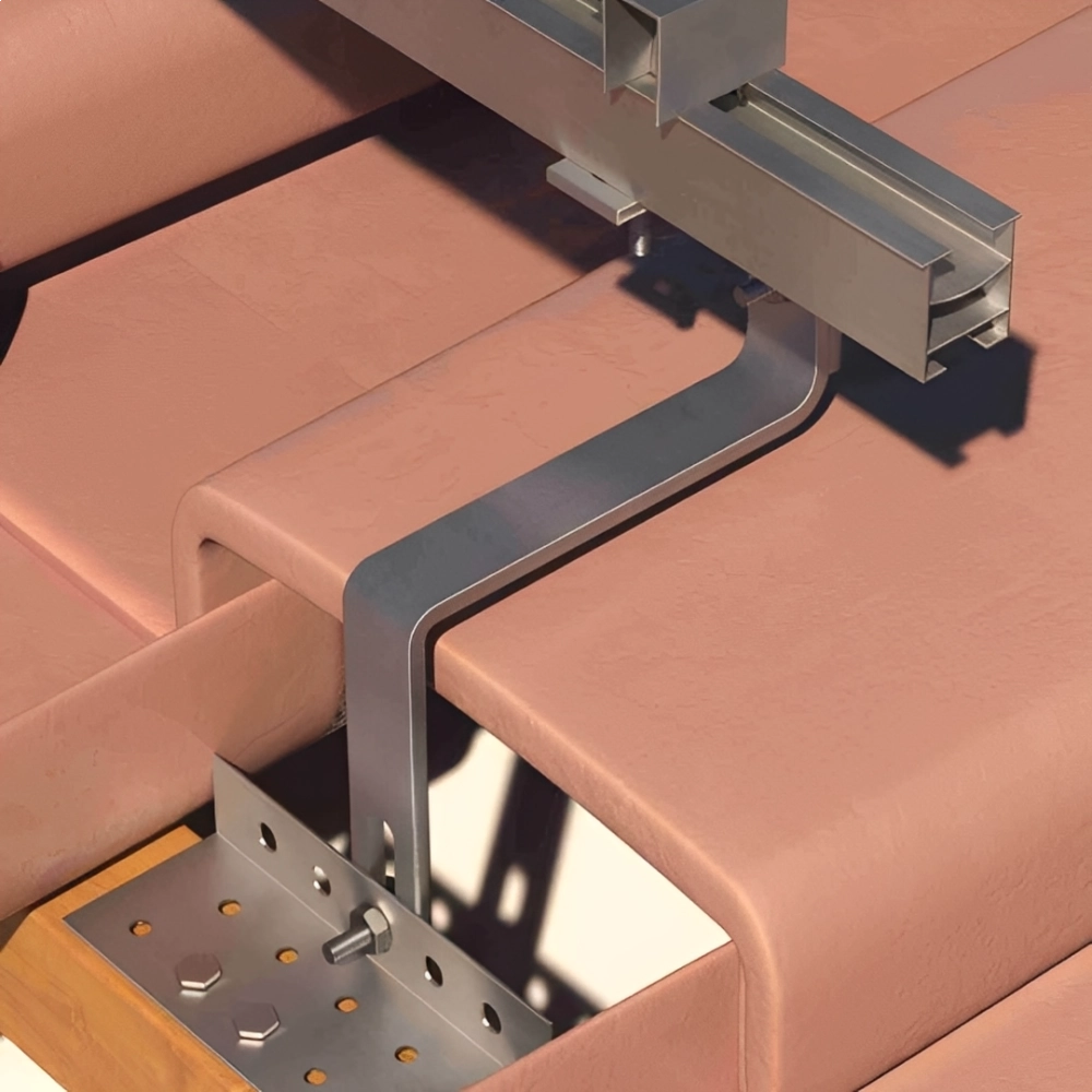 KIT FIXACAO SOLAR COLONIAL 4,8M 4P PTC, PRATYC, 