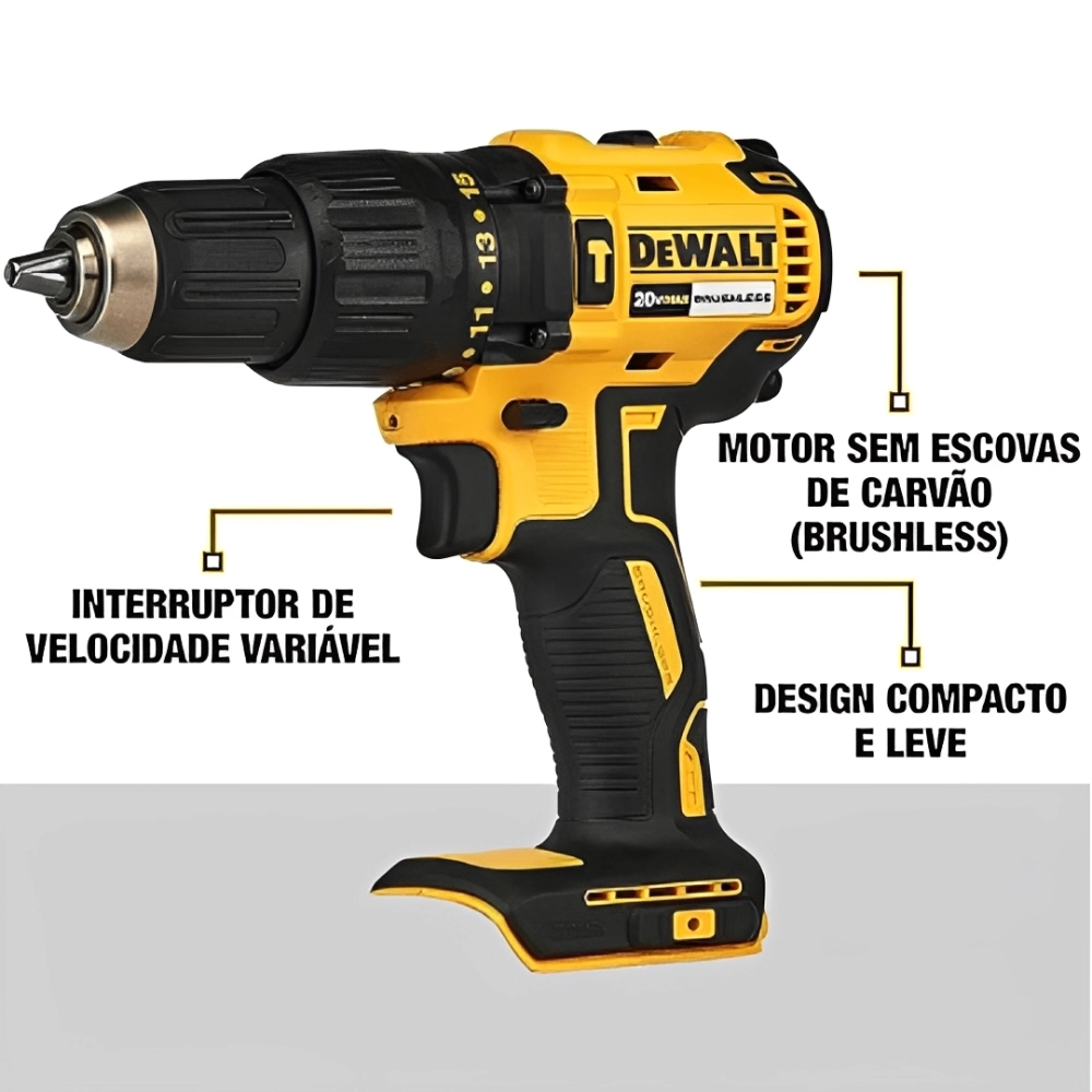 PARAF/FUR 20V SEM BATERIA 1/2" DEWALT, DEWALT, PARAF/FUR 20V SEM BATERIA 1/2" DEWALT, DEWALT,