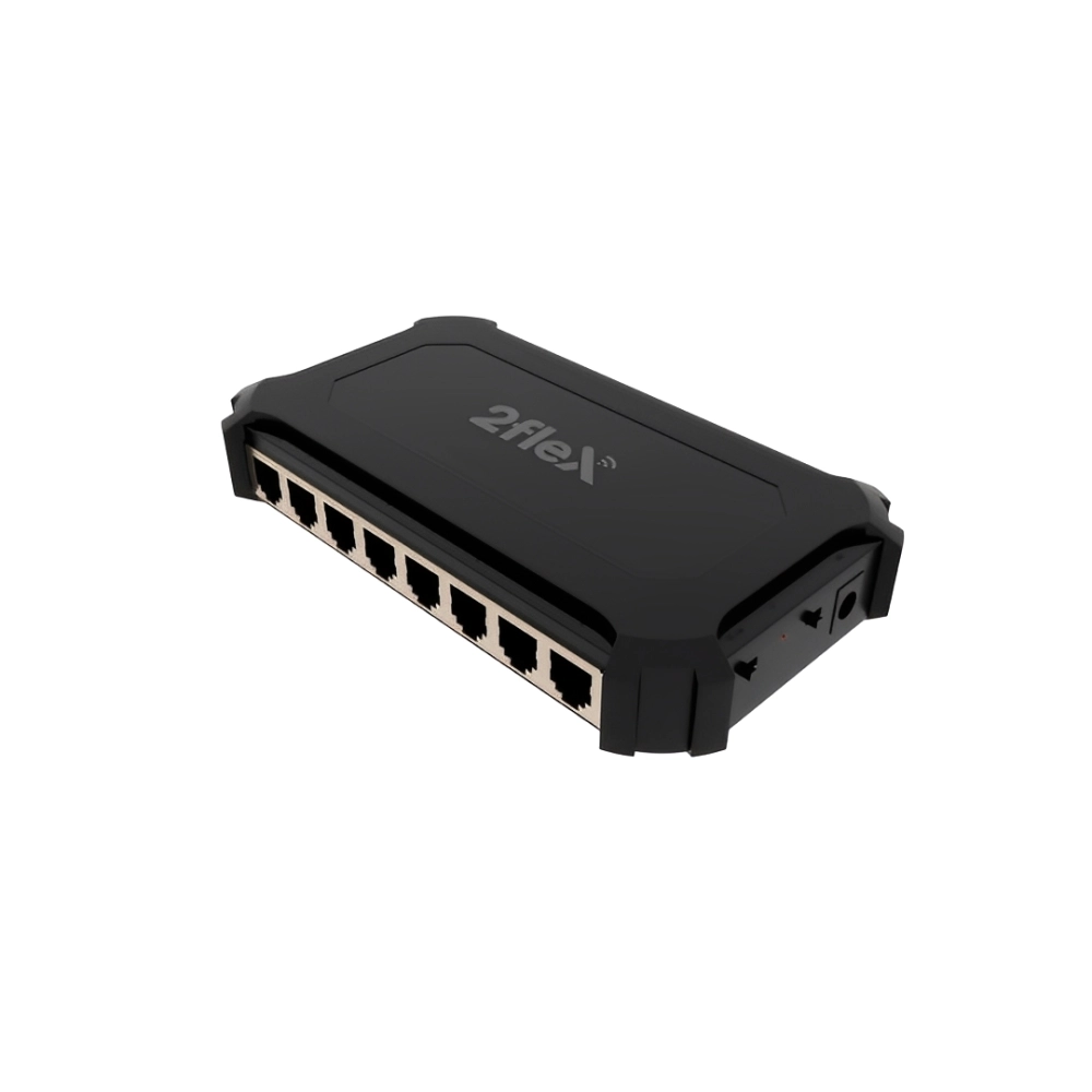 SWITCH GIGA POE REVERSO 5~48V VLANN8GPRPLUS 2 FLEX, 2 FLEX TELECOM, 