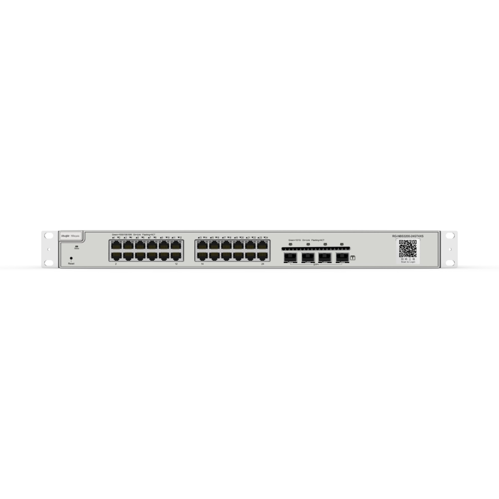 SWITCH POE 24PGE+04PSFP RG-NBS3200-24GT4XS-PPRJ DP, RUIJIE, SWITCH POE 24PGE+04PSFP RG-NBS3200-24GT4XS-PPRJ DP, RUIJIE,